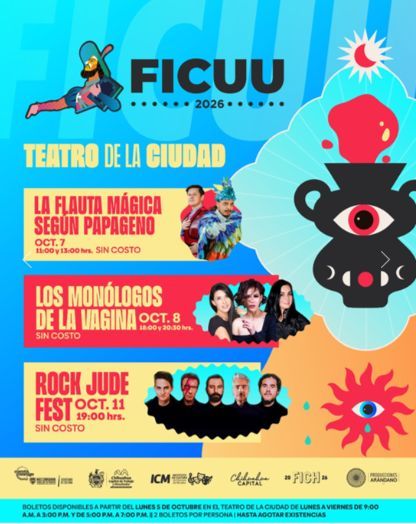 Estas actividades habrá en el Teatro de la Ciudad por FICUU 2026: Municipio