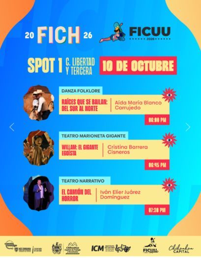 FICUU Urbano llevará talento chihuahuense a las calles del Centro Histórico