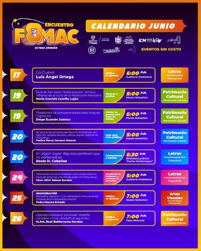 Municipio da a conocer detalles del Encuentro FOMAC 8; espacio para compartir los resultados del talento artístico y cultural local