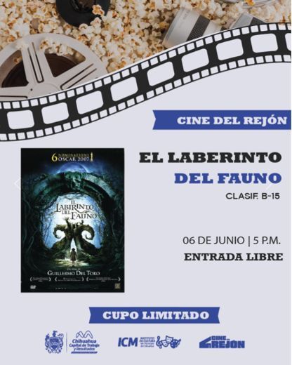 Invita Gobierno Municipal a disfrutar de funciones gratuitas en el Cine del Rejón este fin de semana