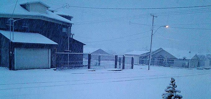 Nieva en 11 municipios; podr&iacute;a incrementarse el n&uacute;mero