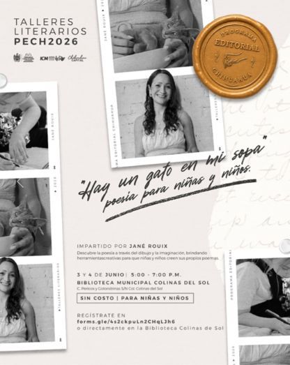 Invita Gobierno Municipal a niñas y niños a participar en taller de poesía del Programa Editorial Chihuahua
