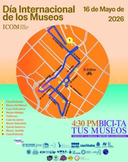 Invita Municipio a participar en la “Bici-ta Tus Museos” para celebrar el Día Internacional de los Museos
