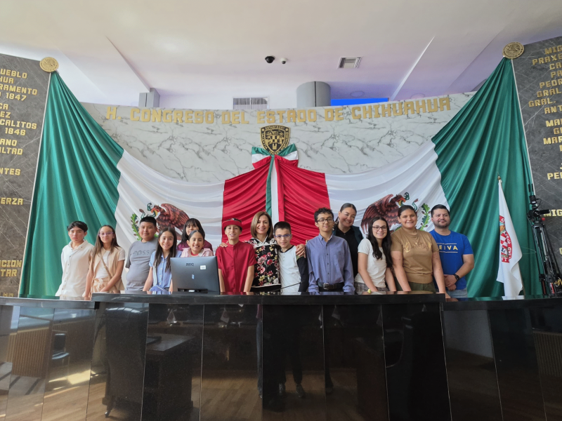 Consejo Municipal de Niñas, Niños y Adolescentes visita el Congreso del Estado: trabaja en iniciativa para el bienestar animal