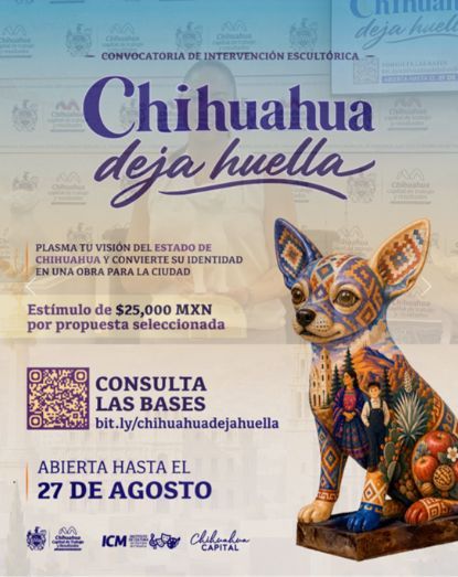 Lanza Municipio convocatoria "Chihuahua Deja Huella" para convertir el arte local en identidad