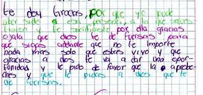 Ni&ntilde;os env&iacute;an cartas a polic&iacute;as lesionados de San Juanito